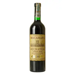 Вино Масандра Мускатель Південний десертне червоне солодке 0.75 л
