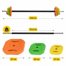 Штанга для фітнесу 4FIZJO Fitness Pump 20 кг (P-5907739315656) - мініатюра 5