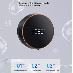 Сенсорний диспенсер настінний дозатор для мила Zhiya Soap Dispenser MYX-W1 Black - мініатюра 3