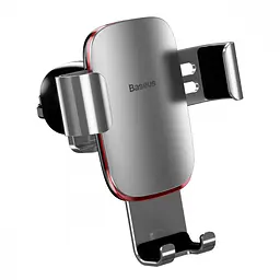 Тримач в машину Baseus Metal Age Gravity Car Mount Air Outlet Version сірий (21739) - мініатюра 9