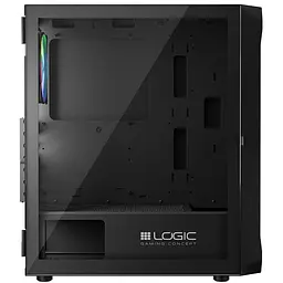 Корпус LogicConcept PORTOS MESH+GLASS ARGB fans 4x120mm BLACK без БЖ ATX - мініатюра 7