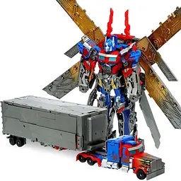 Іграшка Трансформер Оптимус Прайм з Причепом Optimus Prime Transformers - мініатюра 2