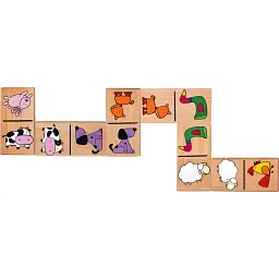 Настільна гра Viga Toys Доміно Звірята (59622) - мініатюра 2