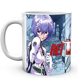 Кухоль GeekLand Evangelion Євангеліон grey face EV 02.15 330 мл білий - мініатюра 3