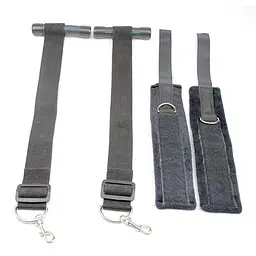 БДСМ підвіски на двері з наручниками Sportsheets Door Jam Cuffs для фіксації - мініатюра 4