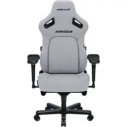 Геймерське крісло Anda Seat Kaiser 4 L Linen Fabric Ash Gray (AD12YDDC-L-20-G-CF) [121782] - мініатюра 2