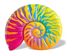 Матрац Intex 58791 EU Мушля “Радужна раковина” 157X127Х25см