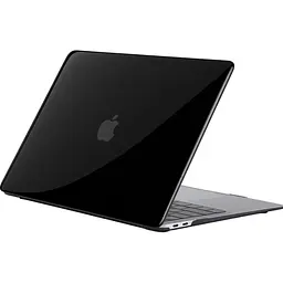 Пластикова накладка (верх і низ) HardShell Crystal Case для Apple MacBook Neo 13" A3404 2026 чорна [169155]