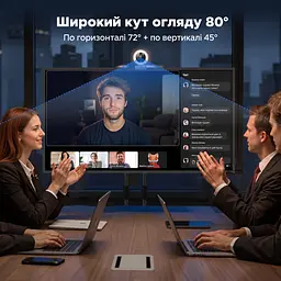 Вебкамера з підсвічуванням UGREEN CM910 2K 30 кадр/с з роз’ємом USB-C із сенсорним перемиканням (65857) - мініатюра 10