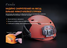 Кріплення на шолом для налобних ліхтарів Fenix ALG-04 - мініатюра 6