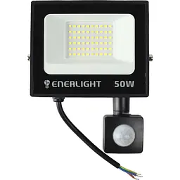 Прожектор світлодіодний Enerlight Mangust 50 Вт з датчиком руху (MANGUST50SMD80СS) - мініатюра 2