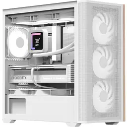 Корпус для ПК AeroCool D301A-G-WT-v2 White (ACCS-DS03043.21)