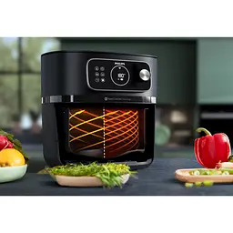 Мультипіч Philips Ovi Combi Connected 2200 Вт чорна (HD9876/90) - мініатюра 5