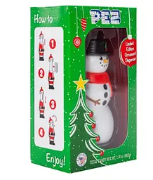 Диспенсер з цукерками PEZ Snowman Limited Edition Ornament 49.3г - мініатюра 2