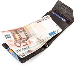 Чоловічий шкіряний затискач для грошей GRANDE PELLE 9х8х1 см acs0024445 - мініатюра 3