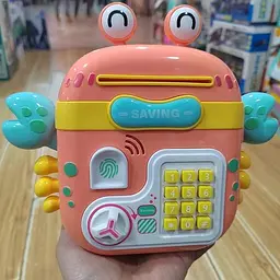 Дитяча скарбничка з Кодовим замком і відбитком Пальца Crab Piggy Bank - мініатюра 2
