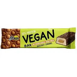 Веганський батончик FitWin Vegan Bar, 50 грам - Карамель-фундук