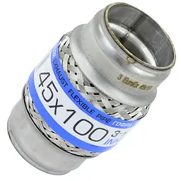 Гофра глушника 45 х 100 мм Amulet Тришарова (EuroEx)