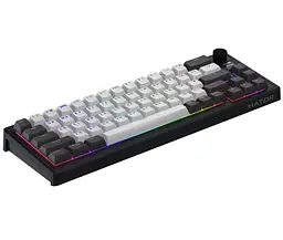 Механічна ігрова клавіатура HATOR HTK-4160-UA Skyfall 65 PRO Wireless Aurum Vanila Silent Switch USB, 2,4 ГГц, BT 5.3 Black-White - мініатюра 3