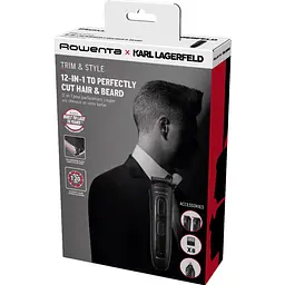 Тример Rowenta Karl Lagerfeld Cut & Style Stylization TN911LF0 універсальний чорний - мініатюра 5