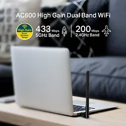 Адаптер WiFi Archer T2U plus AC600, USB TP-Link teh0017385 - мініатюра 4