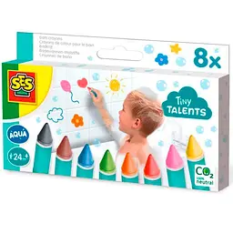 Набір для малювання серії Tiny Talents - ВЕСЕЛЕ КУПАННЯ (8 воскових олівців для ванної) 13050S Різнокольоровий shop (8710341130503)