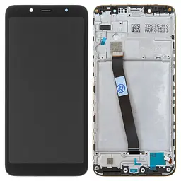 Дисплей для Xiaomi Redmi 7A, чорний, з рамкою, High, MZB7995IN, M1903C3EG, M1903C3EH, M1903C3EI