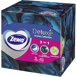 Серветки косметичні Zewa Deluxe Aroma тришарові 60 шт. - мініатюра 3