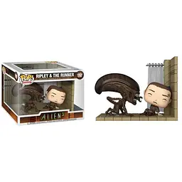 Фігурка Funko Pop Фанко Поп Чужий Ripley & The Runner Alien Ріплі та Бігун 25 см FP RTR A 1767