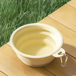 Силіконова складна дорожня миска Derby Summer Collapsible silicone pet bowl - мініатюра 2