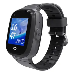Смарт годинник телефон для дітей Lemfo M90S з GPS трекером, 4G LTE, відеозв'язком, камерою та прослуховуванням Чорний