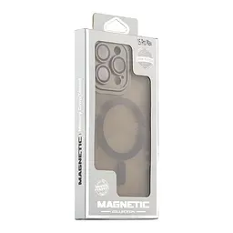 Чохол-накладка Magnetic Matte Camera Lens with Magsafe Apple iPhone 15 Pro Grey (35215_3345375) - мініатюра 2