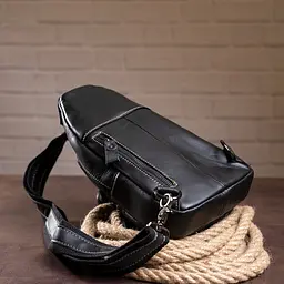 Чоловіча шкіряна сумка Vintage 16х29,5х6 см sum0014983 - мініатюра 4