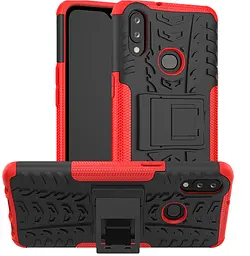 Чохол-накладка TOTO Dazzle Kickstand 2 in 1 Case Samsung Galaxy A10s Red