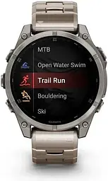 Смарт-годинник Garmin Fenix 8 47mm AMOLED Sapphire Titanium with Vented Titanium Bracelet (010-02904-40) - мініатюра 7
