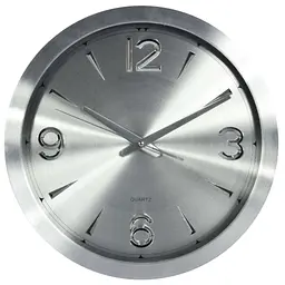 Годинник настінний Technoline 634911 Metal Silver (634911) - мініатюра 1