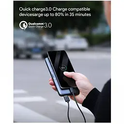 Повербанк Aukey PBWL02 10000 mAh Wireless Qi PD/QC 3.0 (116037) - мініатюра 7