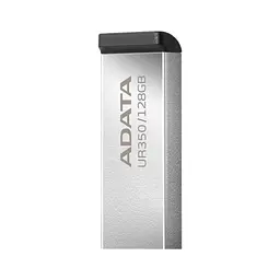 USB флеш накопичувач ADATA 128GB UR 350 Silver/Black USB 3.2 (UR350-128G-RSR/BK) - мініатюра 4