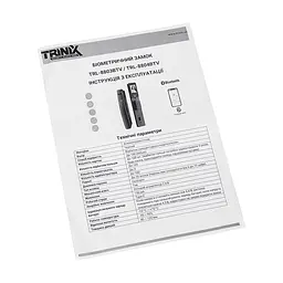 Замок біометричний автономний Trinix TRL-8804BTV Black L/R з Bluetooth та Wi-Fi, розпізнаванням облич, долоней, зчитувачем відбитків пальців і карт Mifare (65-00087) - мініатюра 17