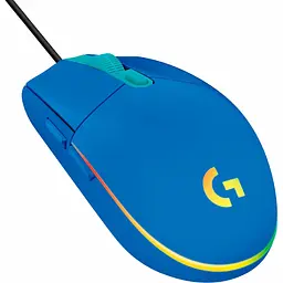 Мишка комп'ютерна Logitech G102 Lightsync USB Blue (910-005801, 910-005810) - мініатюра 2