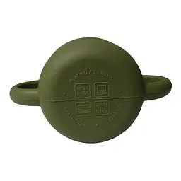 Поїльник силіконовий непроливайка oldbro 150ml Olive - мініатюра 2