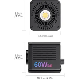 Студійне світло Ulanzi C60RGB 60W (L277) [168629] - мініатюра 7