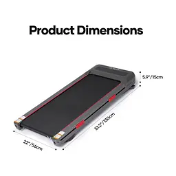 Бігова доріжка Oyeet Walking Pad Treadmill TM-YT103 з авторегулюванням нахилу (TM-YT103) - мініатюра 2