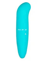 Міні-вібратор EasyToys G-Spot, 12 см (бірюзовий)
