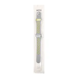 Ремінець Nike Sport Apple Watch 38/40/41 мм Gray+Yellow S (3) - мініатюра 2
