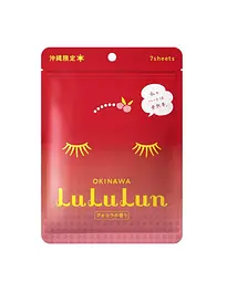 LULULUN Face Mask Okinawa Acerola зволожуюча маска з екстрактом ацероли, 7 шт