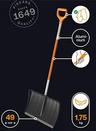 Скрепер для прибирання снігу Fiskars SnowXpert™ Snow Pusher (1062828) - мініатюра 2