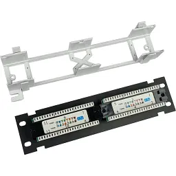 Патч-панель настінна 12 портів 5e UTP Eserver (WT-2180-Dual) - мініатюра 2
