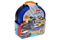 Дитячий автотрек парковка складна в рюкзаку Track Backpack ZH-623