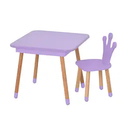 Столик зі стільцем "Корона" з ящиком, Bambi 10х63х63 см det0015800